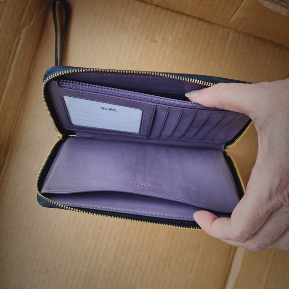 New Coach Colorblock Wristlet Wallet - Picture 4 of 5